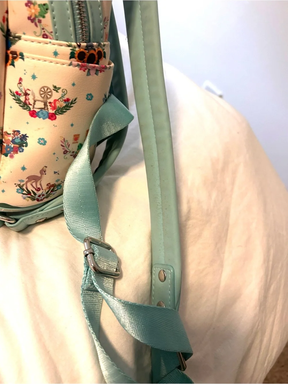 Loungefly  Backpack - Pastel Sidekicks Floral Print